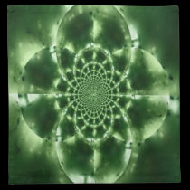 Green Fractals American MoJo Napkin