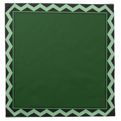 Green Frames Cloth Napkins