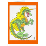 Green Frilled Dragon All-Occasion Card