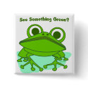 Green Frog 2 buttons by Pazzoom Green Frog 2 buttons