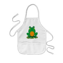 Green frog aprons