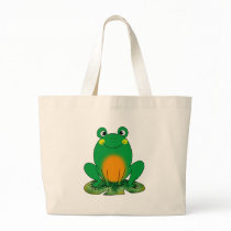 Green frog bags
