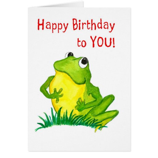 green-frog-birthday-card-zazzle