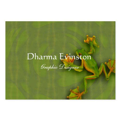 Green Frog Business Card