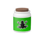Green Frog Candy Dish