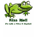 Green Frog Cartoon White T-Shirt