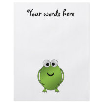 Green frog flyer