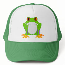Green Frog Mesh Hats