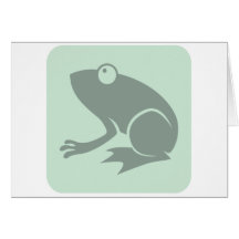 Green Frog Icon Cards