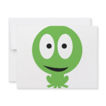 green frog icon invitations