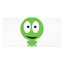 green frog icon photo cards
