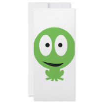 green frog icon rack cards