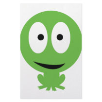 green frog icon stationery