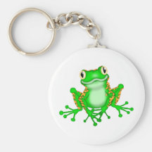 Green Frog Keychain