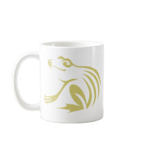 Green Frog Logo Coffee Mug