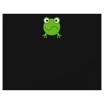 Green Frog. Looking confused. Flyer Design