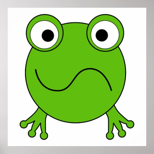 Green Frog Looking...
