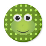 Green Frog Magnet