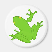 Green Frog Magnets