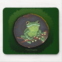 Green Frog Mouse Pad