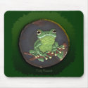 Green Frog mousepads by RavenSpiritPrints Green Frog mousepads