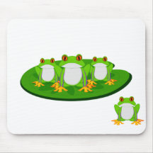 Green Frog Mousepads