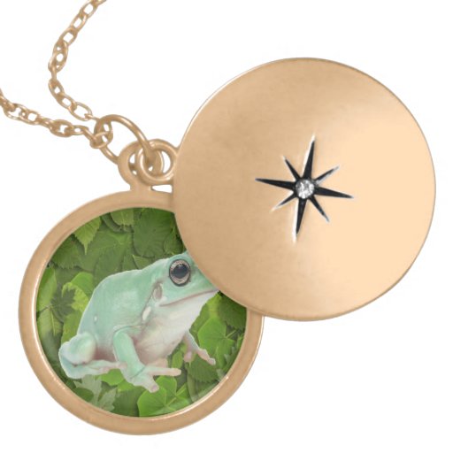 Green Frog Necklace