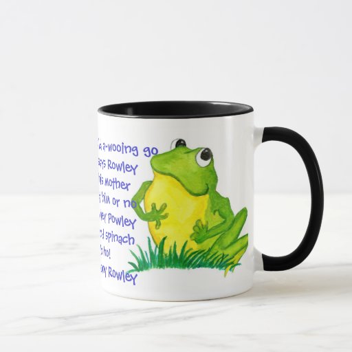 Green Frog Nursery Rhyme Mug Zazzle