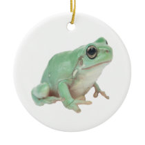 Green Frog Christmas Tree Ornaments