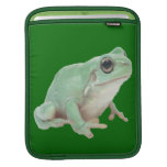 Green Frog Rickshaw Sleeve Sleeve For iPads
