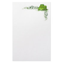 Green Frog Stationary stationery