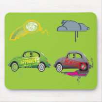 Green Fun Mousepad
