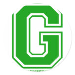 Green G Sticker