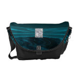 Green Galaxy Swirls rickshaw messenger bags