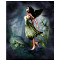 Green Garden Angel T-Shirt by emmamarlow Green Garden Angel T-Shirt
