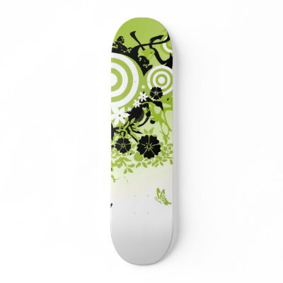 Green Garden Skate Decks by Elle_Ichai
