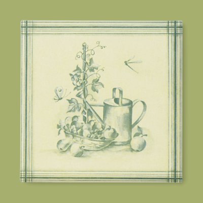Green Garden Sketch Refrigerator Magnets Zazzle_magnet