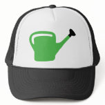 green gardener watering can mesh hat
