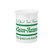 Green Gator Hater Banner Pitcher