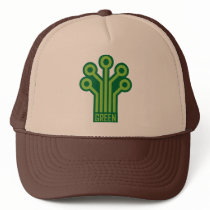 Green Geek hats