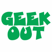 Green Geek Out Text Design photo sculptures by geekme Green Geek Out Text Design photo sculptures