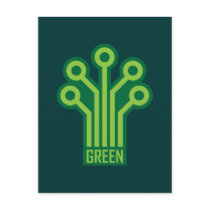 Green Geek postcards