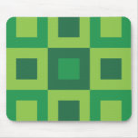 Green Geometric Cool Shape Pattern Mouse Pads