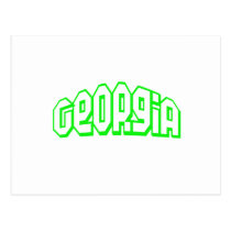 Green Georgia Post Cards