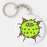 Green Germ Keychain