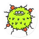 Green Germ stickers