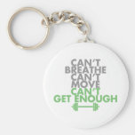 Green "Get Enough" Key Chain