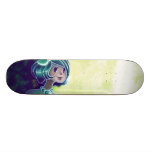 Green Girl Deck Skateboard