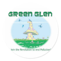 Green Glen Faire stickers