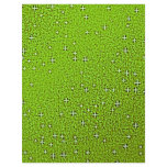 Green Glitter Backgrounds Personalized Flyer